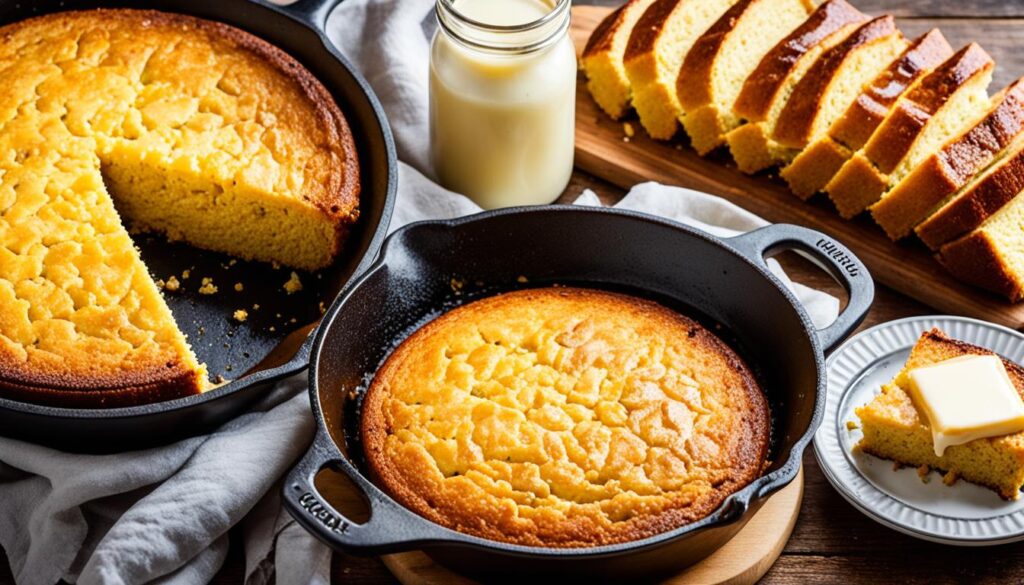 Cast iron skillet cornbread