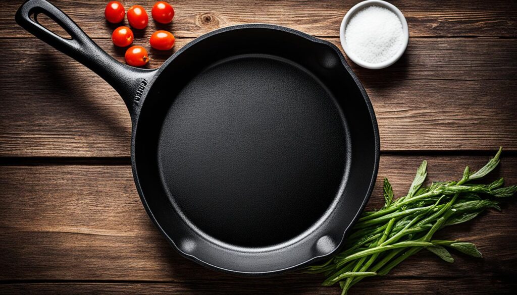 Cast iron skillet seasoning