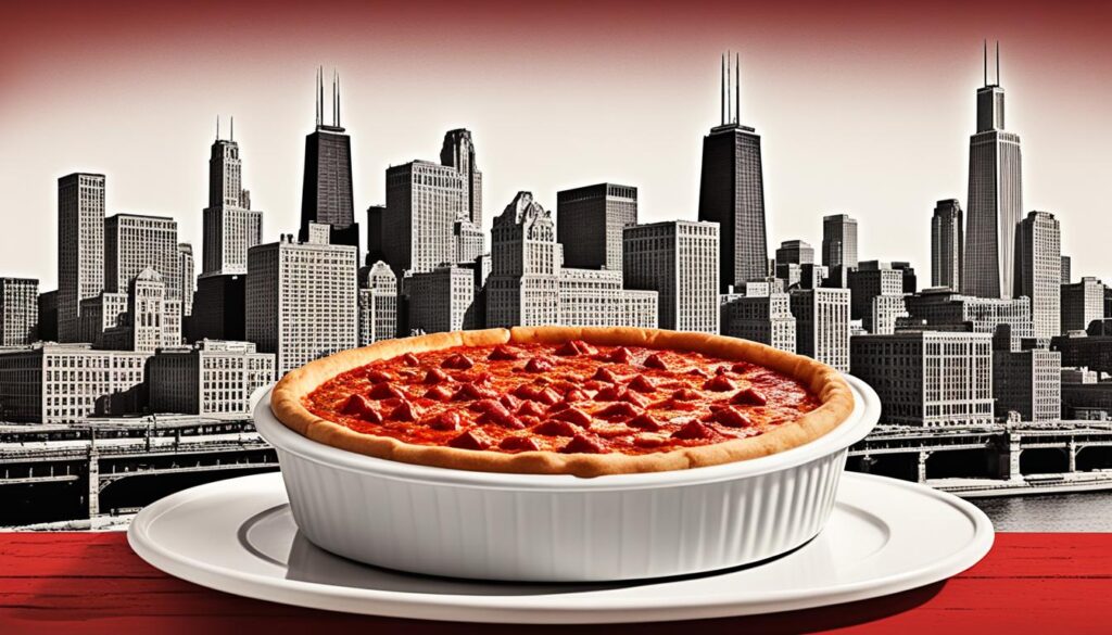 Chicago deep dish pizza origins