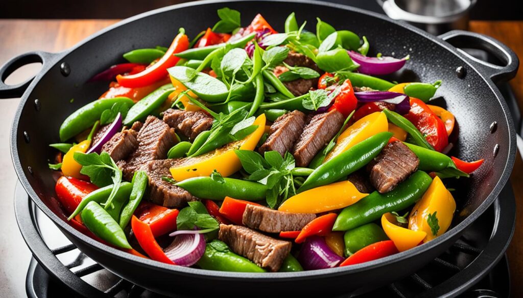 Essential stir fry ingredients