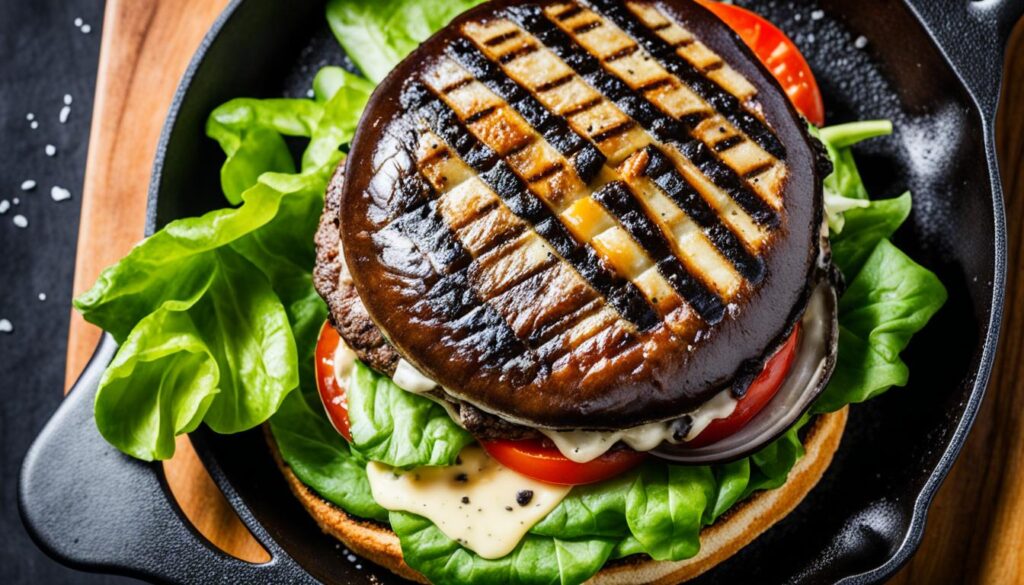 Portobello mushroom burgers