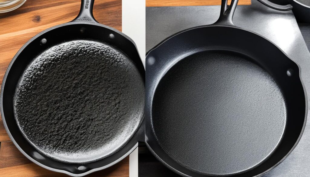 Seasoning techniques for cast iron and carbon steel