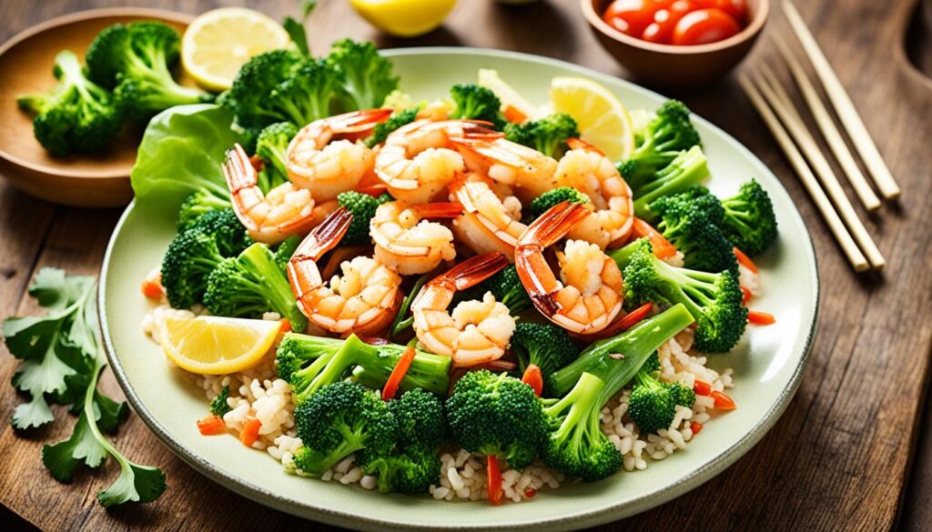 Shrimp and broccoli nutrition