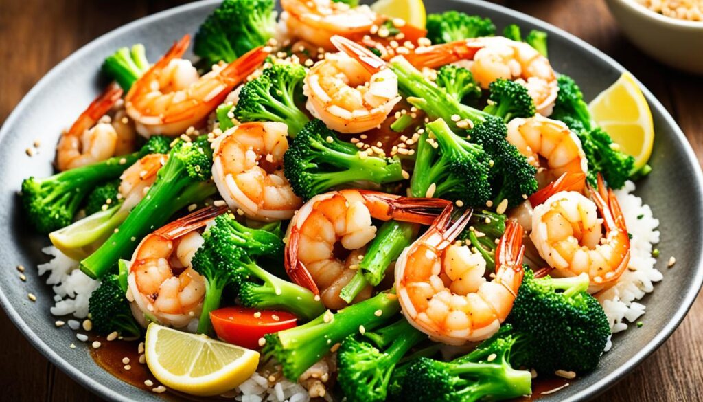 Shrimp and broccoli stir fry recipe