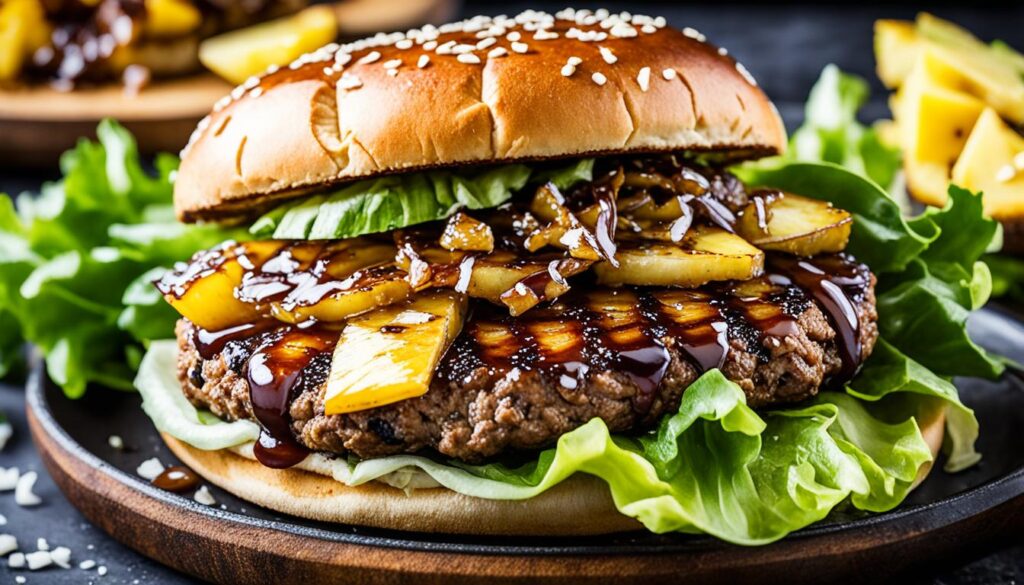 Teriyaki burgers