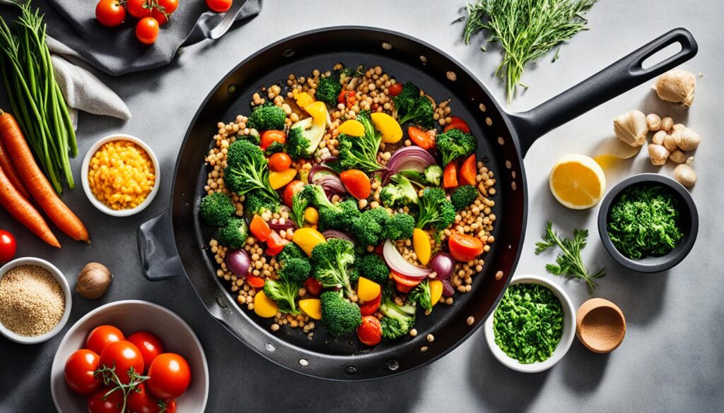 Versatile cooking with nonstick skillets