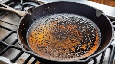 best ways to clean a cast iron skillet