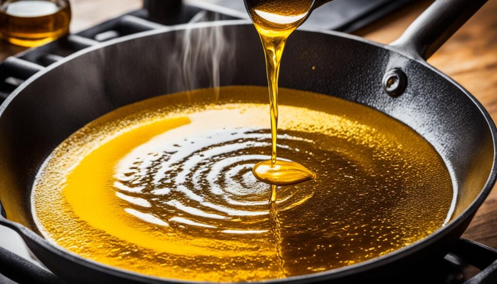 cast iron seasoning oil