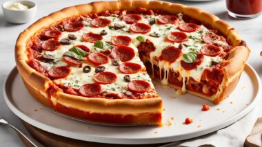 cast iron skillet chicago deep dish pizza recipe