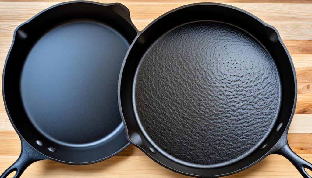 cast iron skillet vs teflon