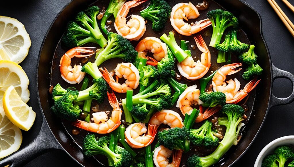 chinese shrimp and broccoli stir fry with oyster sauce recipe