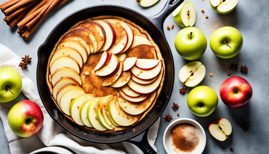 Apple Cinnamon Skillet Pancake