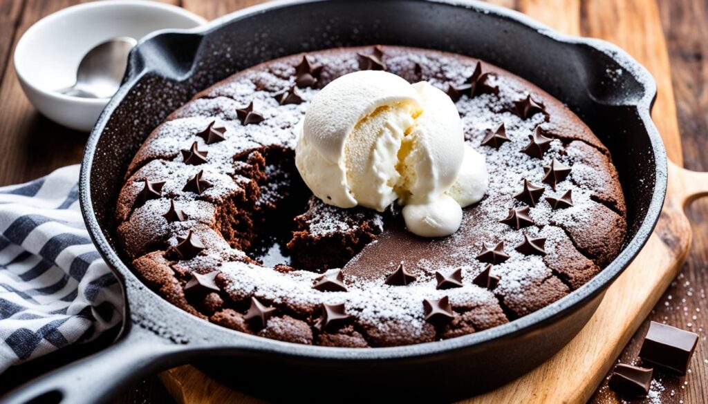 Basic Cast Iron Skillet Chocolate Lava Cake