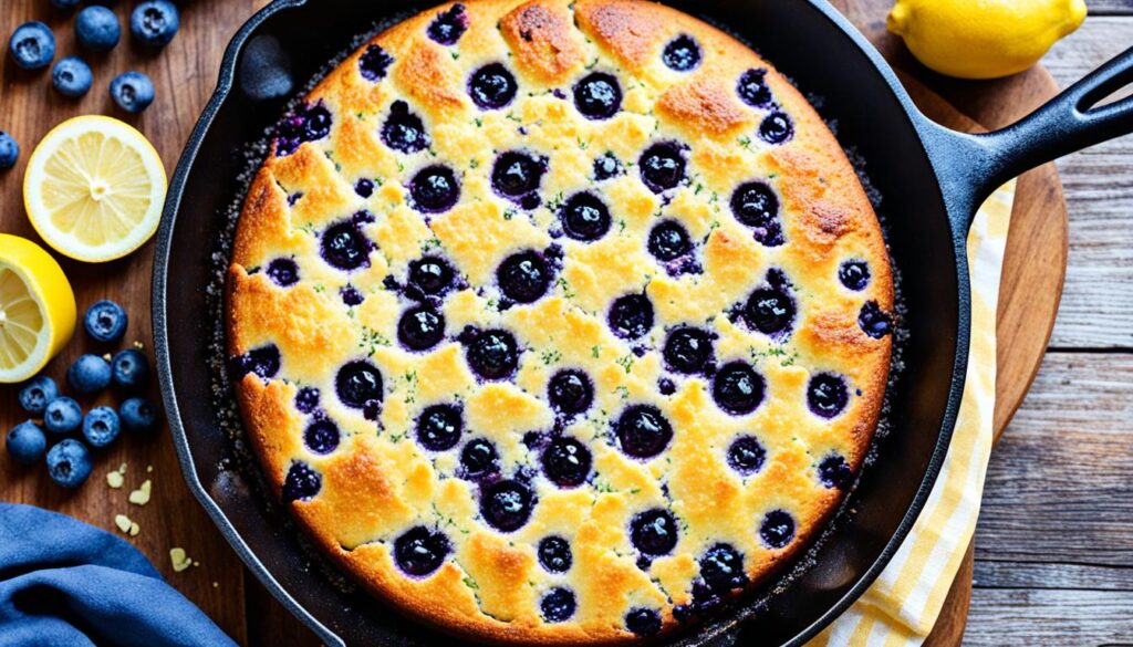 Blueberry cornbread