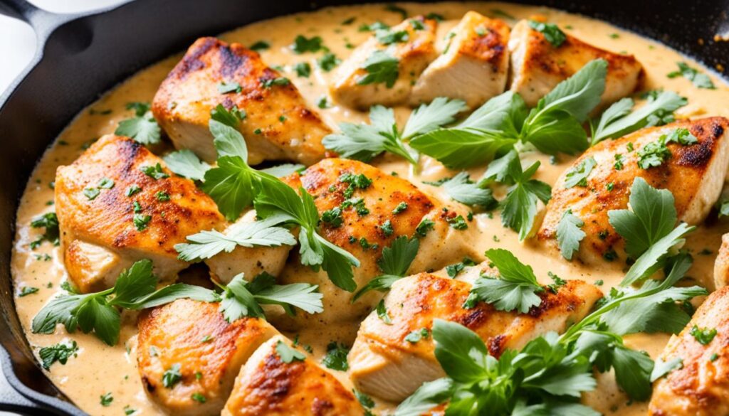 Cajun creamy chicken skillet