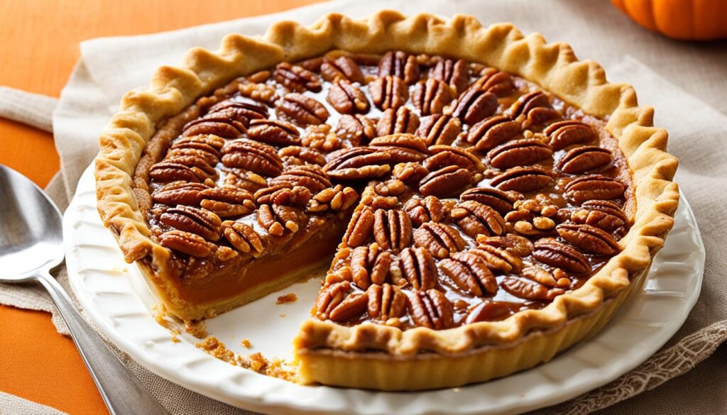 Caramel Pecan Pumpkin Pie