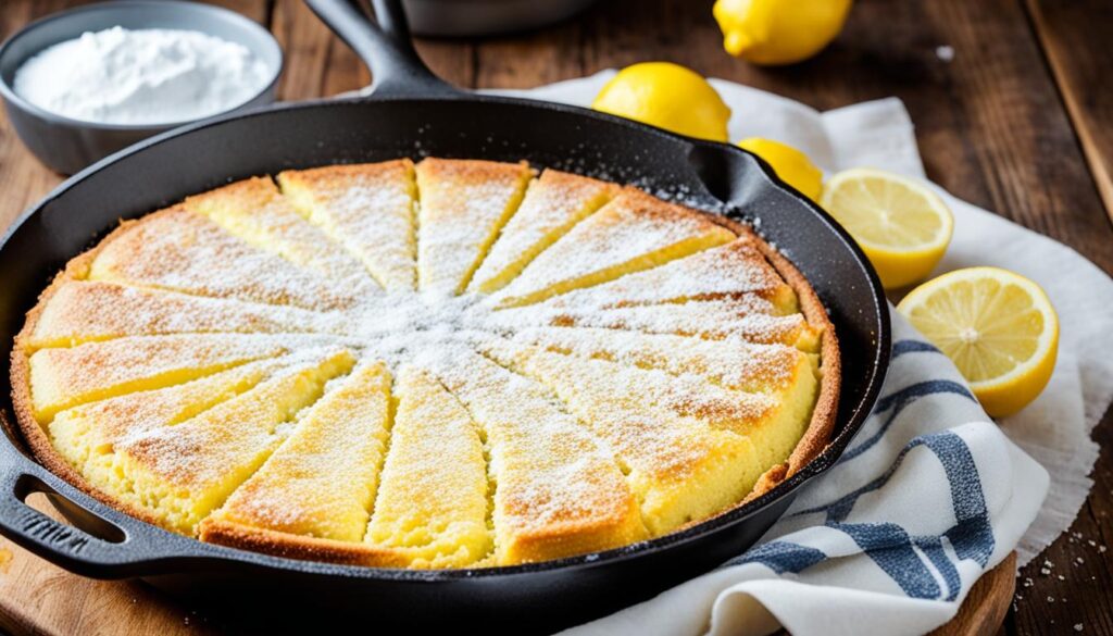 Cast iron skillet baking