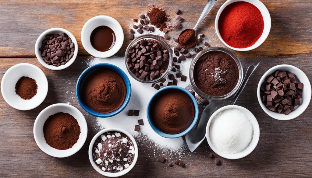 Chocolate lava cake ingredients