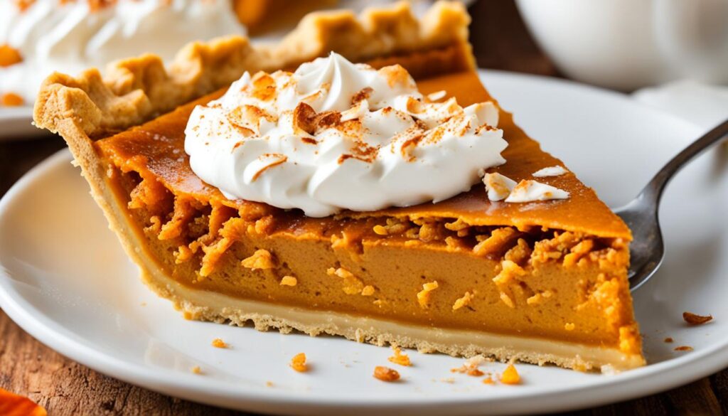 Coconut pumpkin pie fusion