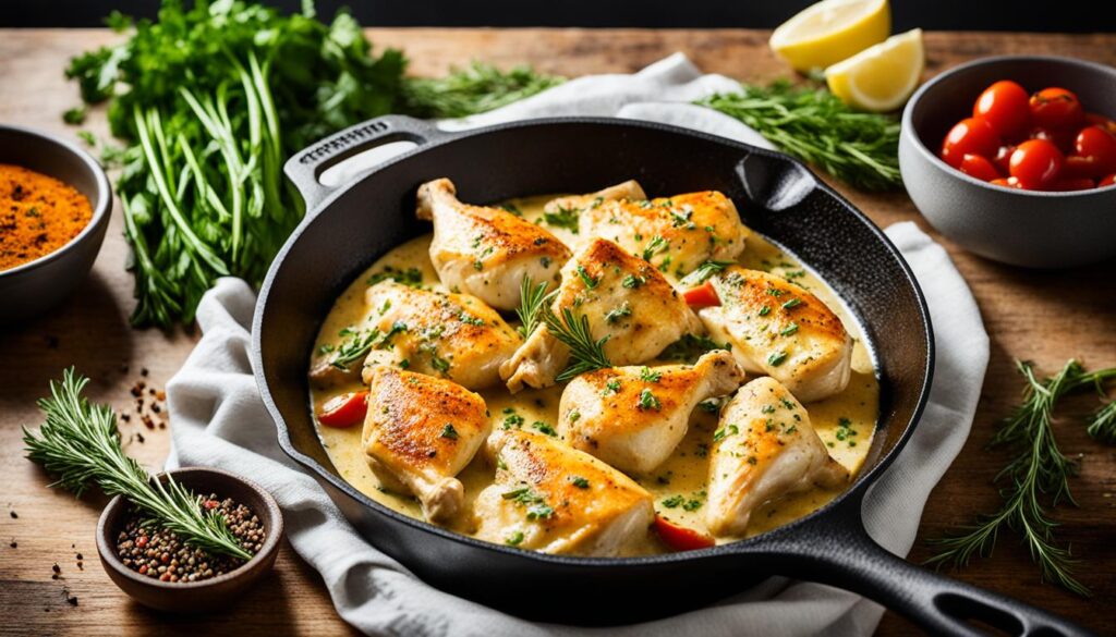 Creamy chicken skillet cooking tips