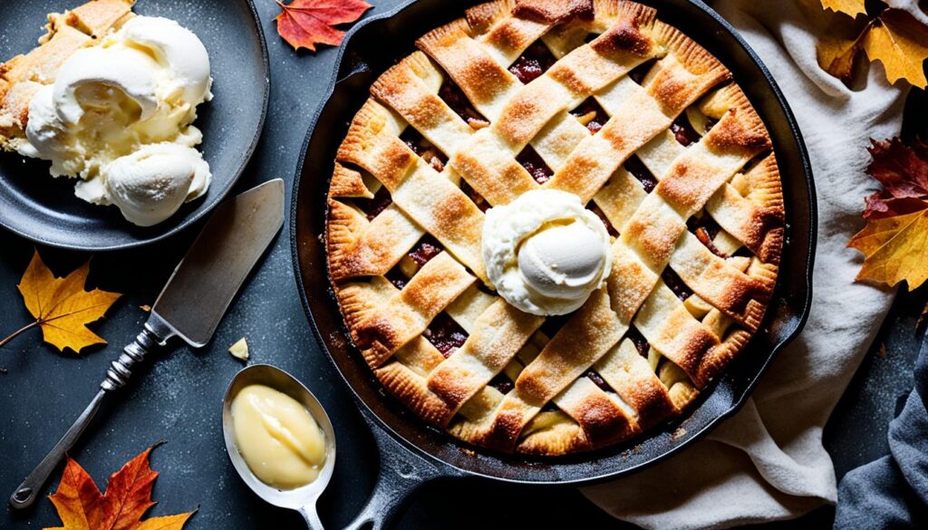 Gluten-free cast iron apple pie