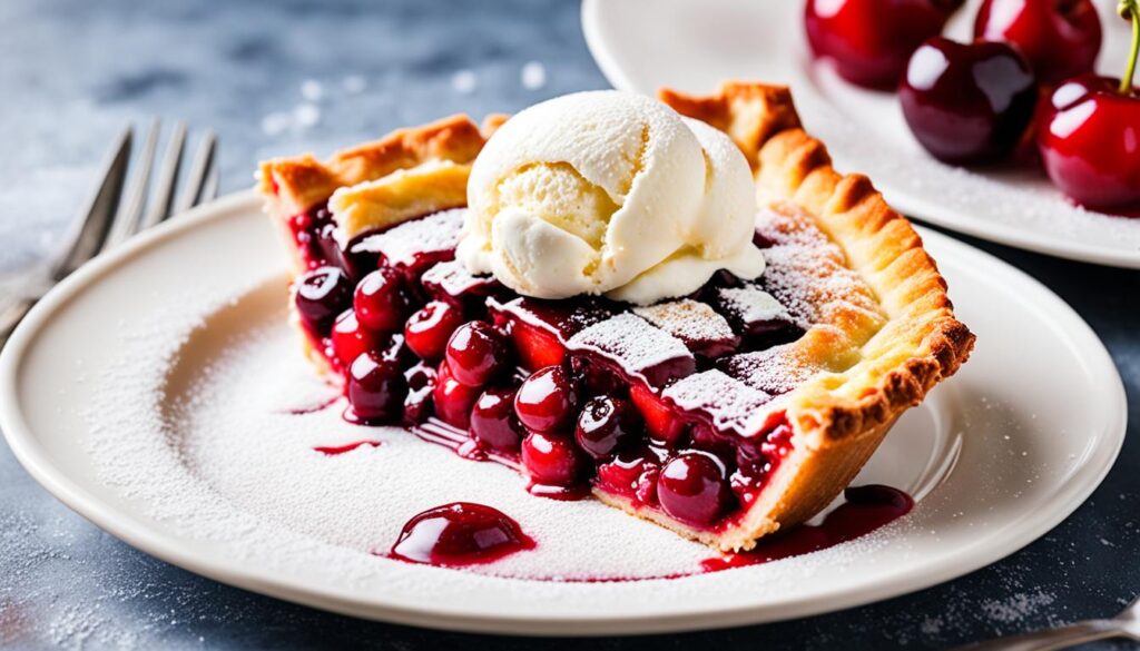 Indulgent cherry pie dessert