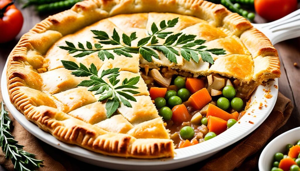 Leftover turkey pot pie