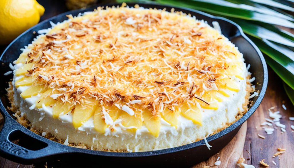 Lemon Coconut Delight with toasted coconut