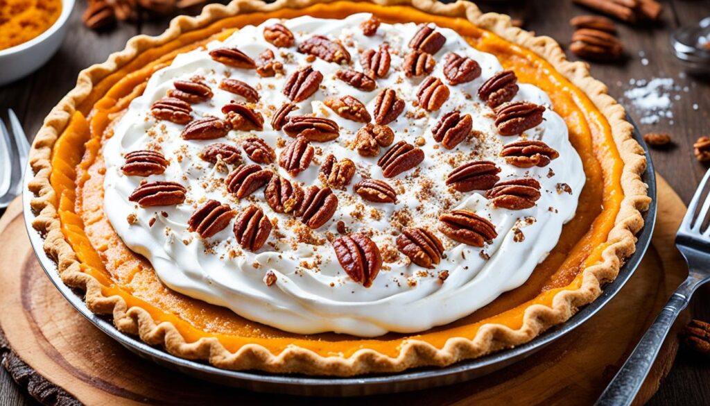 Maple bacon pumpkin pie