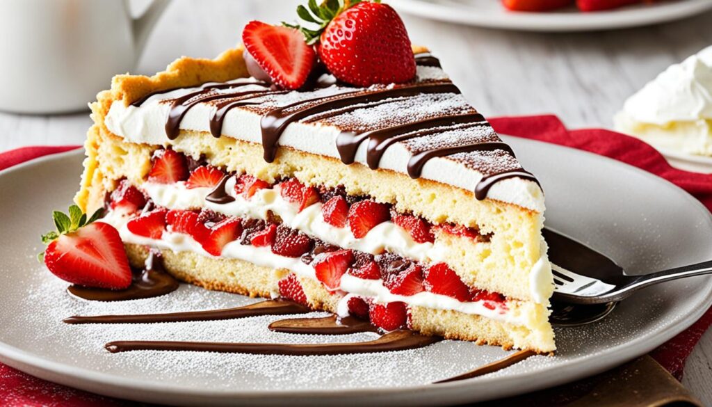 Nutella swirl strawberry shortcake