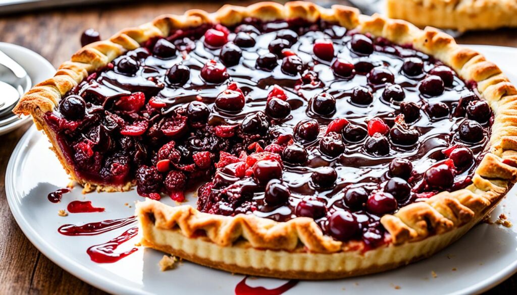 Nutella-swirled cherry pie