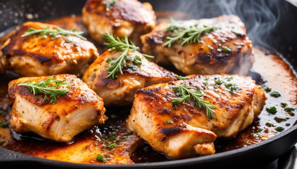 Smoky paprika and thyme chicken thighs