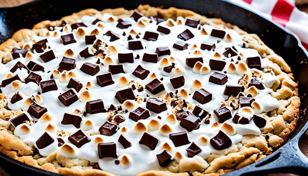 S'mores skillet cookie