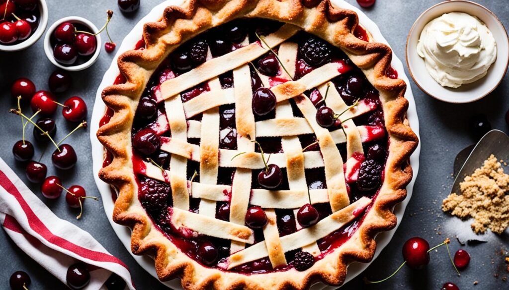 balanced indulgence cherry pie