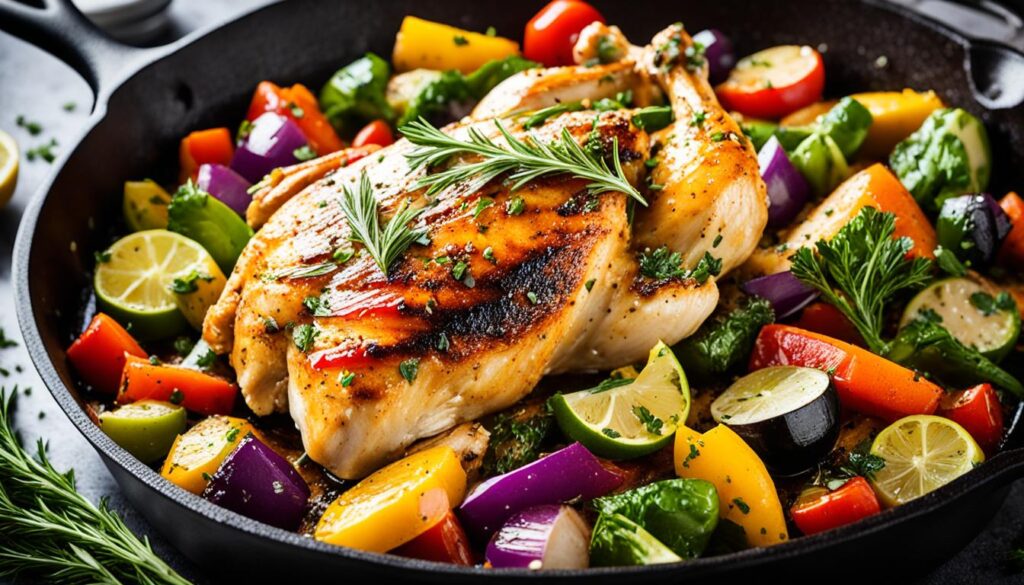 10 Cast Iron Skillet Chicken and Vegetable Recipes