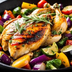 cast iron skillet chicken and vegetable recipes