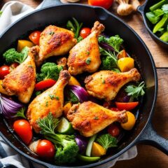 cast iron skillet chicken drumsticks recipes