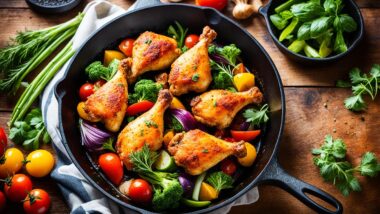 cast iron skillet chicken drumsticks recipes