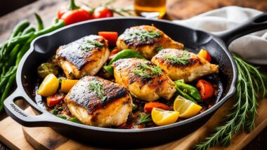 cast iron skillet chicken thigh recipes