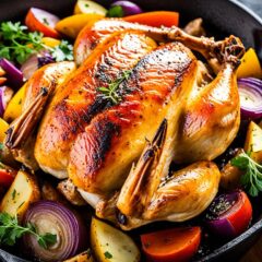 cast iron skillet roasted chicken recipes