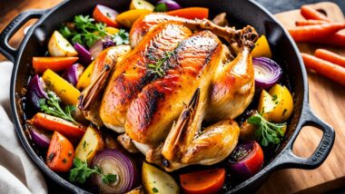 cast iron skillet roasted chicken recipes