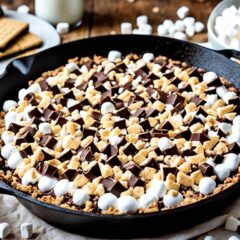 cast iron skillet smores brownie recipes