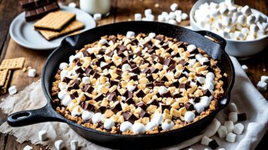 cast iron skillet smores brownie recipes