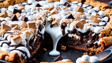 cast iron skillet smores cookie recipes