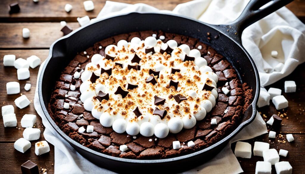 marshmallow skillet brownies