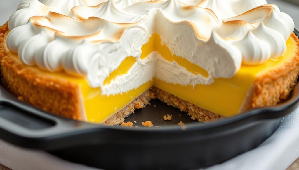 Lemon meringue cream pie