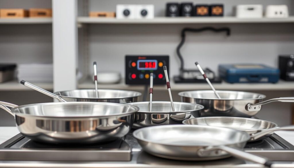 Cookware heat conductivity test