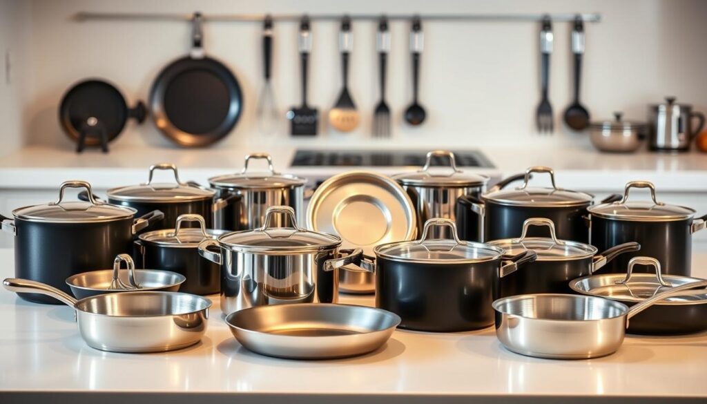 Cookware set components