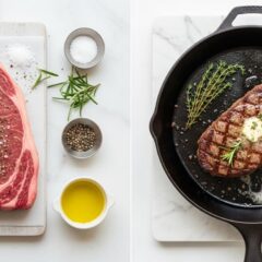 How to Cook a Steak in a Cast Iron Skillet with Butter