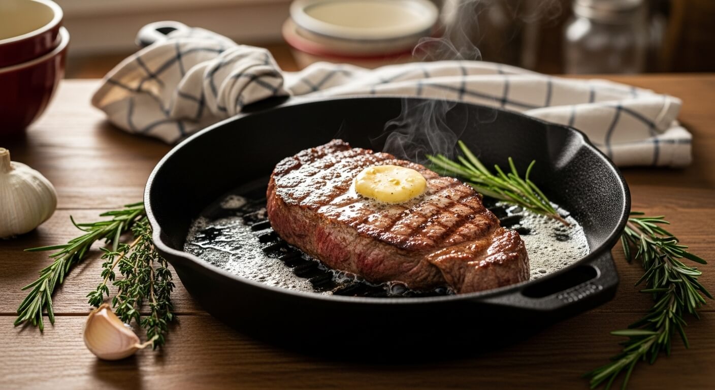 How Long to Cook Steak in Cast Iron Skillet with Butter How Long to Cook Steak in Cast Iron Skillet with Butter
